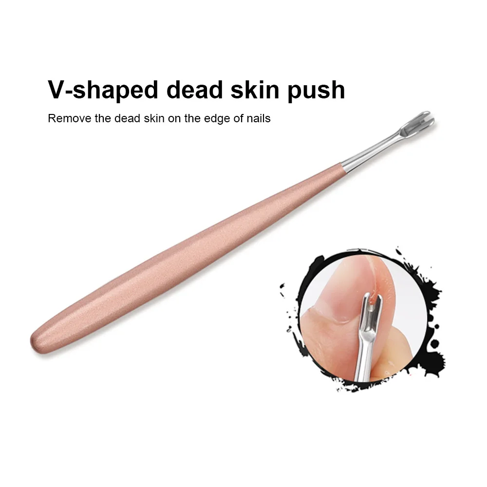 11 шт./компл. Наборы инструментов для ногтей из нержавеющей стали щипцы толкатель