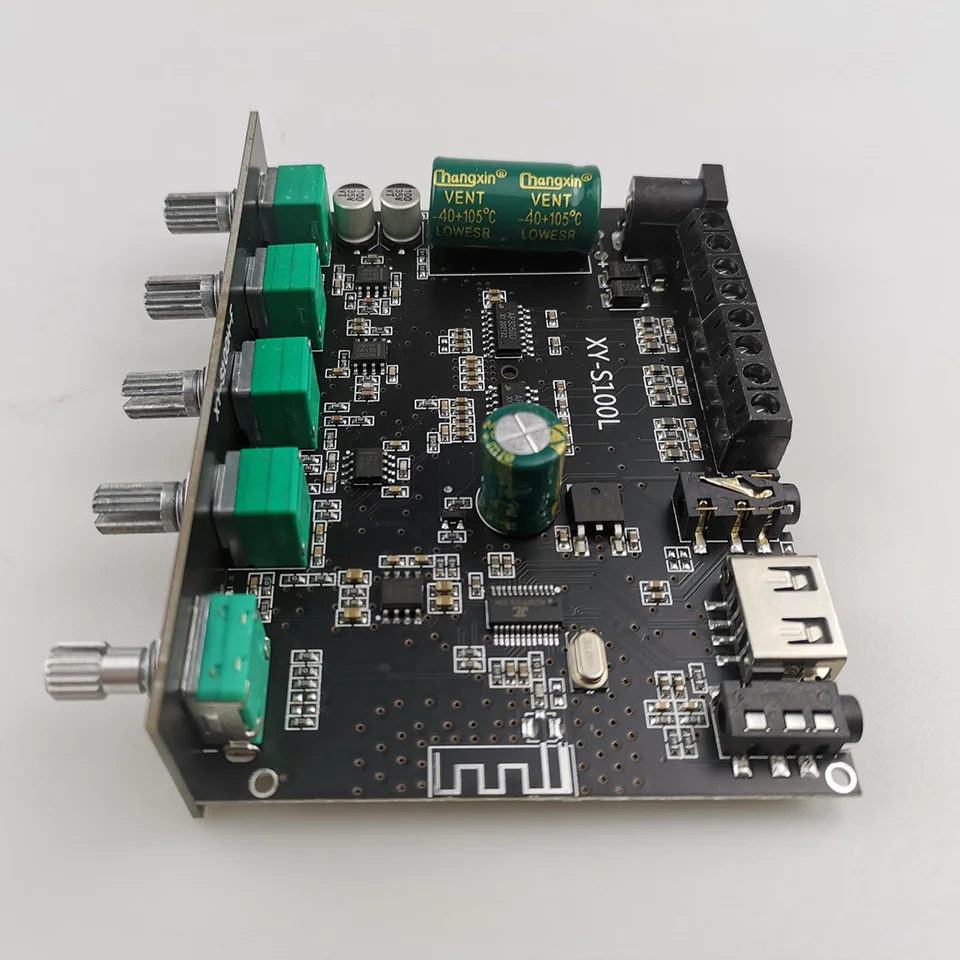 Плата усилителя Bluetooth 2*50 Вт + 100 мощный сабвуфер звук класса D домашний кинотеатр