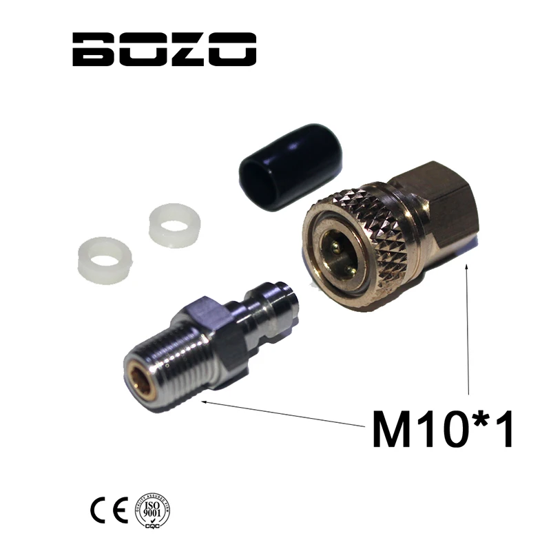 PCP Airforce Пейнтбол нержавеющая сталь 8 мм штекер быстроразъемный соединитель M10 * 1