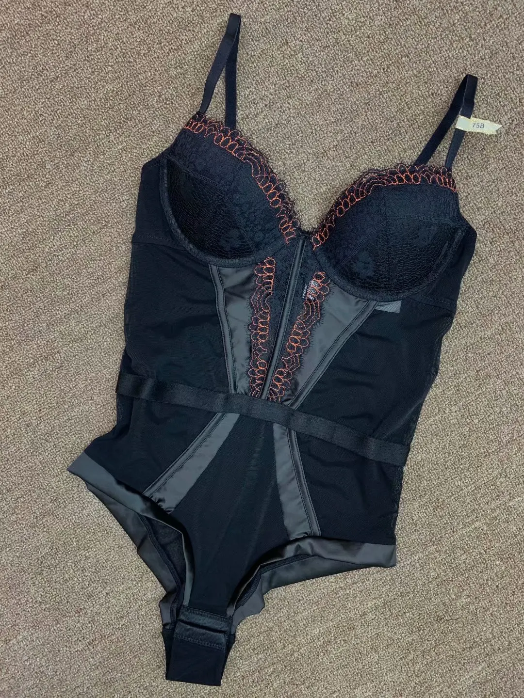 French sexy temptation jumpsuits beauty back hollow out together on the tight underwear of cultivate morality jumpsuit