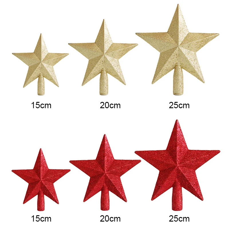 Горячая Рождественская Елка Топ звезды пентаграмма украшения аксессуары