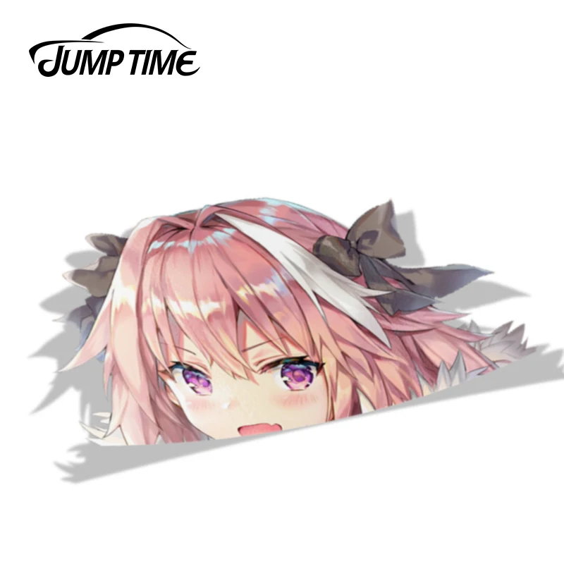 Время скачка 13 см x 7 9 Fate Grand Order Kawii Girl Astolfo аниме автомобиль стикер на бампер или