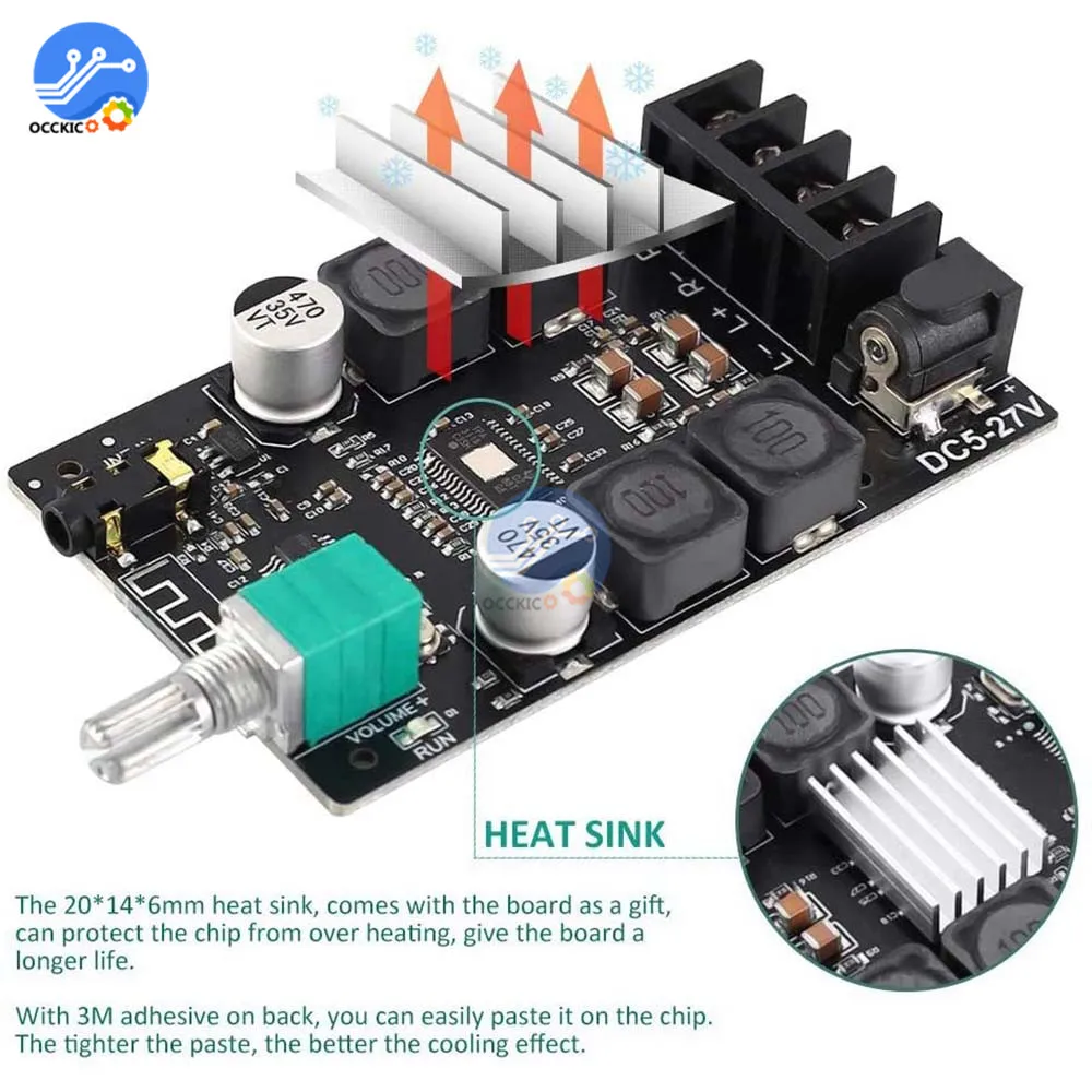 TPA3116 Bluetooth цифровой усилитель 50 Вт + мощности стерео HIFI аудио домашний кинотеатр с