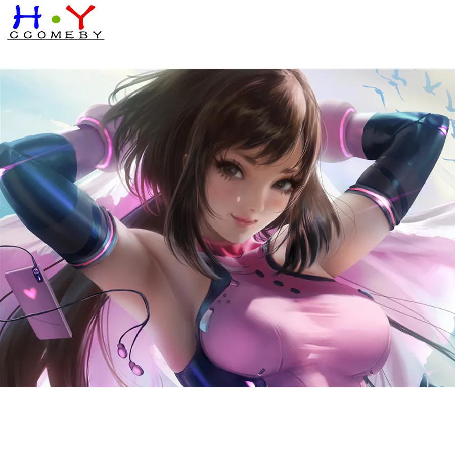 DIY Алмазная Картина Вышивка крестом мультфильм японское аниме мой герой