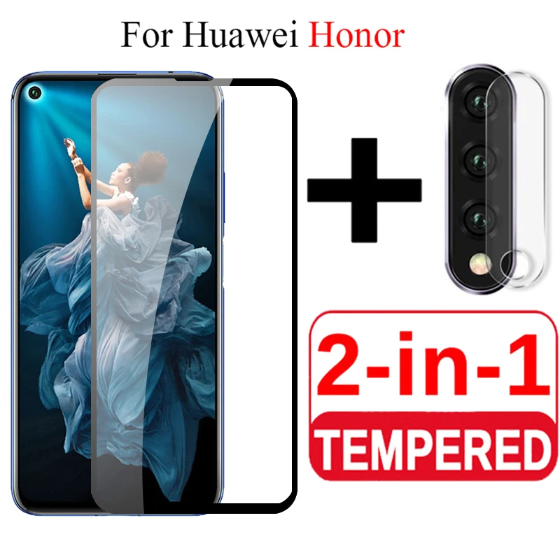 2 в 1 Защитное стекло для huawei honor 20 Pro стекло для honor 20 камера защитная пленка Закаленное стекло протектор экрана honor 20 20pro