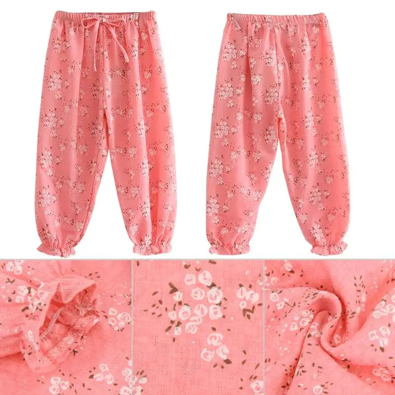 

Baby Spring Pants Baby Girl Clothes Newborn Loose Pants Summer Floral Print Clothing Comfortable Baby Kids Infants Trousers