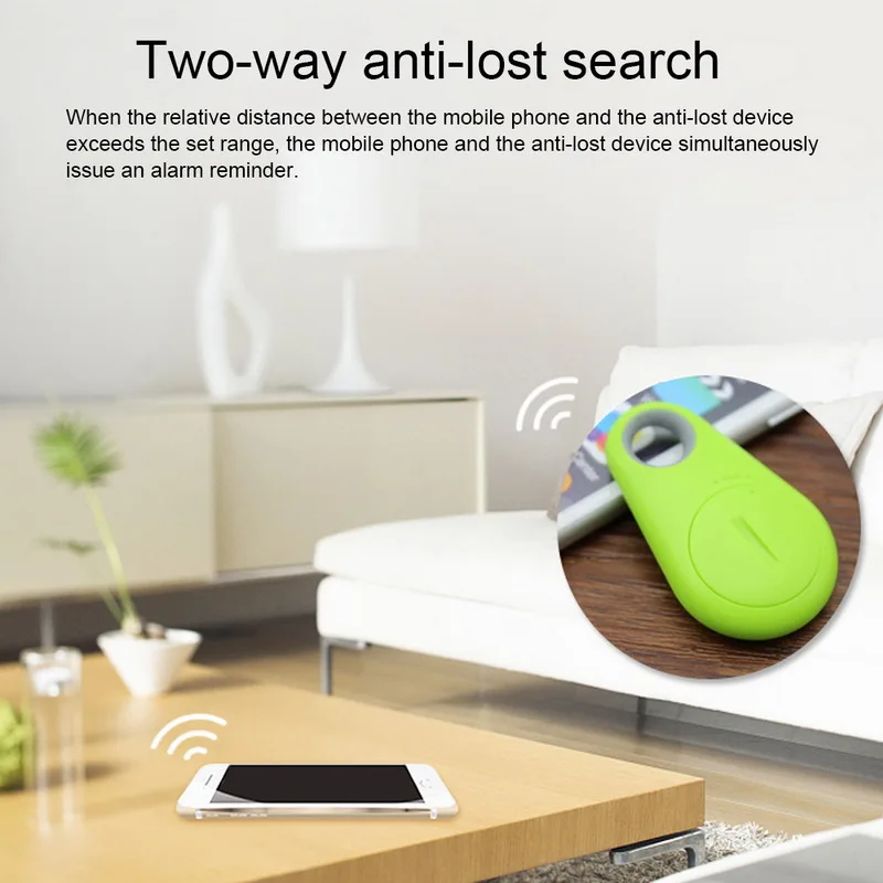 Умный брелок с дистанционным управлением защитой от потери Bluetooth трекер локатор