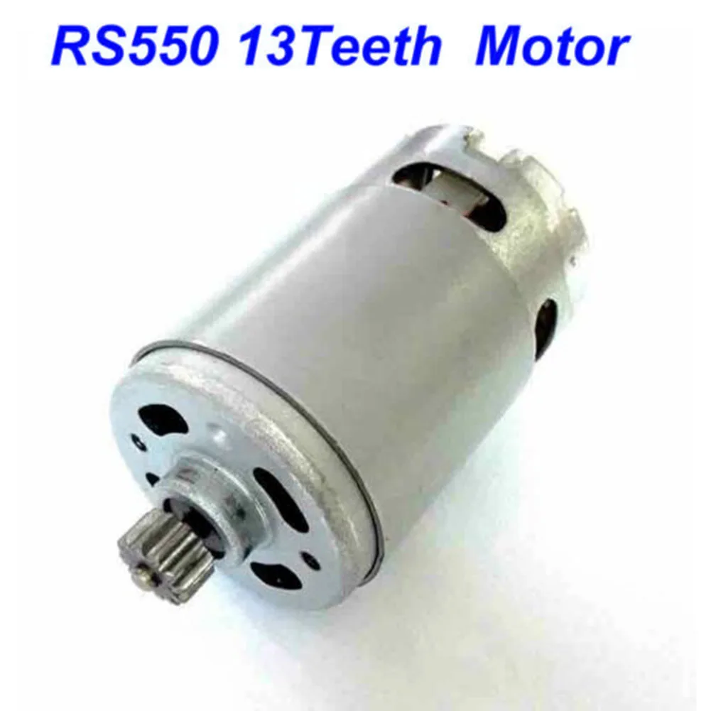 

1pcs 18V RS-550VC-8518 Metal Motor RS550 13T Teeth Gear Replace For BOSCH GSR10.8-2-LI GSR With Strong Magnetic Carbon Brush