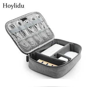 Многофункциональные цифровые приемные сумки USB кабель для передачи данных наушники провод ручка Внешний аккумулятор упаковочные органайзеры портативные дорожные аксессуары