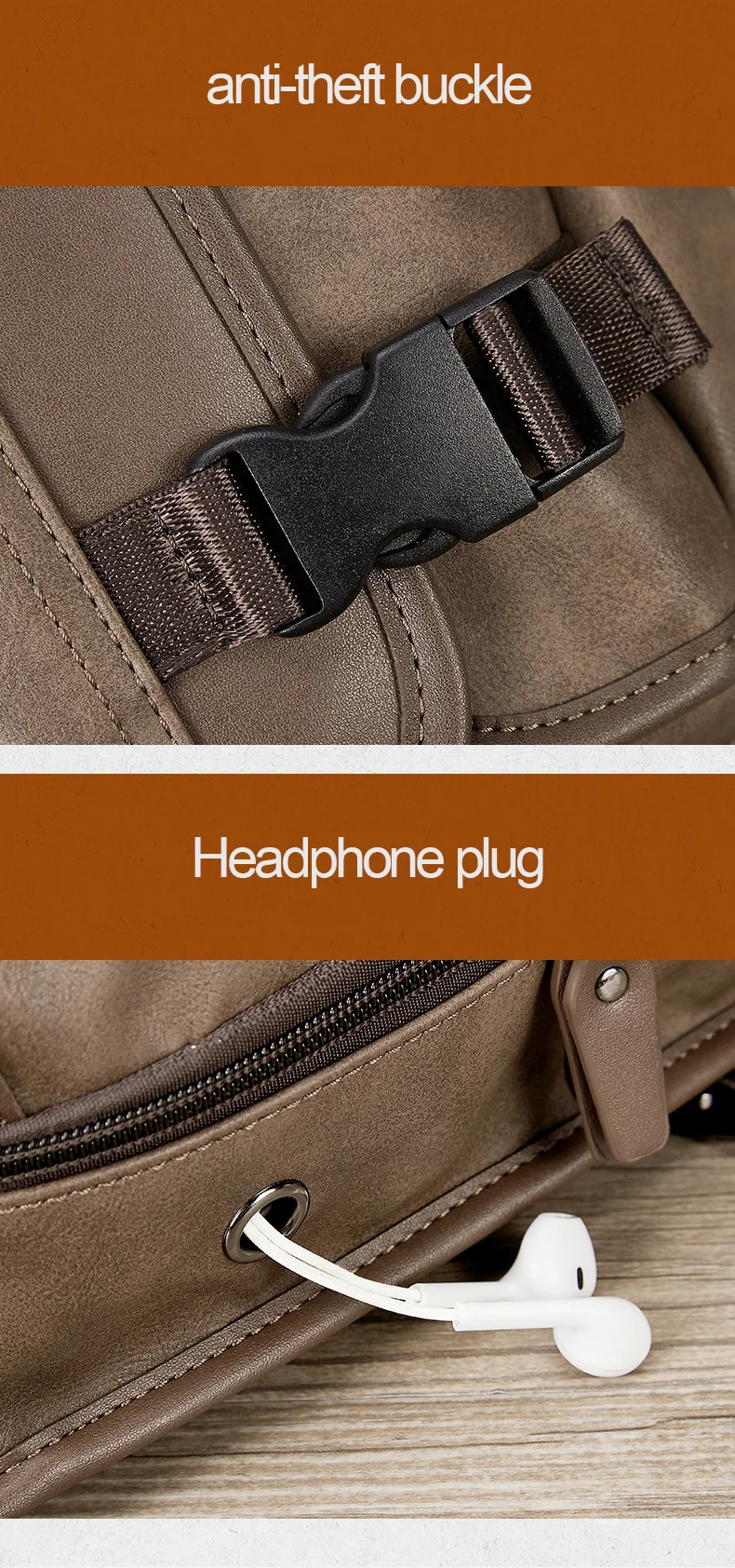 DIDE, новинка, USB, сумка на плечо, рюкзак, для мужчин, 15 дюймов, для ноутбука, рюкзаки, для путешествий, для мужчин, Mochilas Feminina, винтажный портфель
