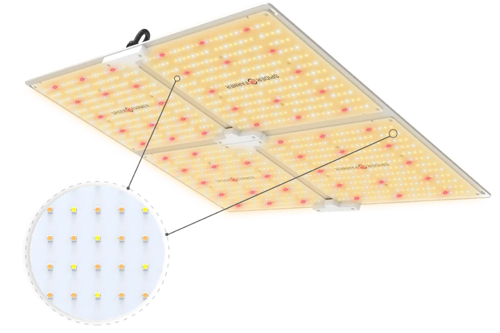 Растущие лампы Led Grow Light 4000 Вт паук фермер Квантовая доска полный спектр для выращивания растений samsung LM301B Meanwell