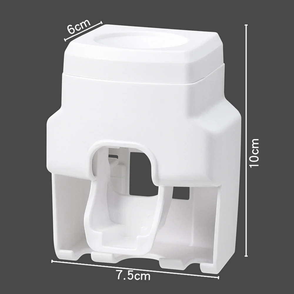 

Automatic Toothpaste Dispenser Bathroom Toothbrush Holder Wall Mount Toothpaste Squeezer For Toilet Home Bathroom Accessories