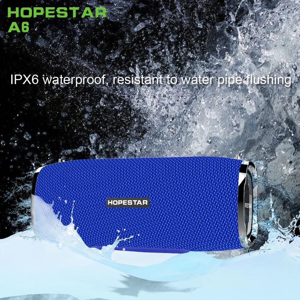 Мощная компьютерная bluetooth Колонка Hopestar A6 35 Вт звуковая колонка портативная