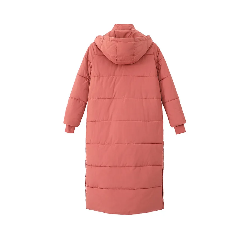 

padded Cotton women's new winter long style east gate over knee BF Korean version loose and lazy cotton padded clothes