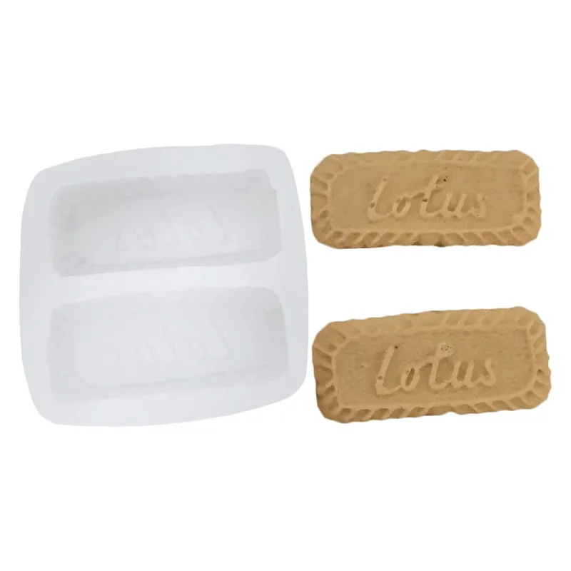 

3D Candle Mold Biscuit Shape Silicone Mold Home Cars Aromatherapy Decor DIY Crafts Chocalate Baking Mould Baking Accessories