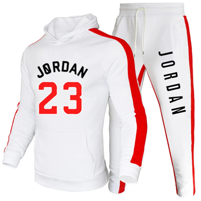 

Customizable Men Casual Sets New Men's Hoodies + Pants Two-Piece Tracksuit Sportswear Set Male Men's hoodies Sweatshirts