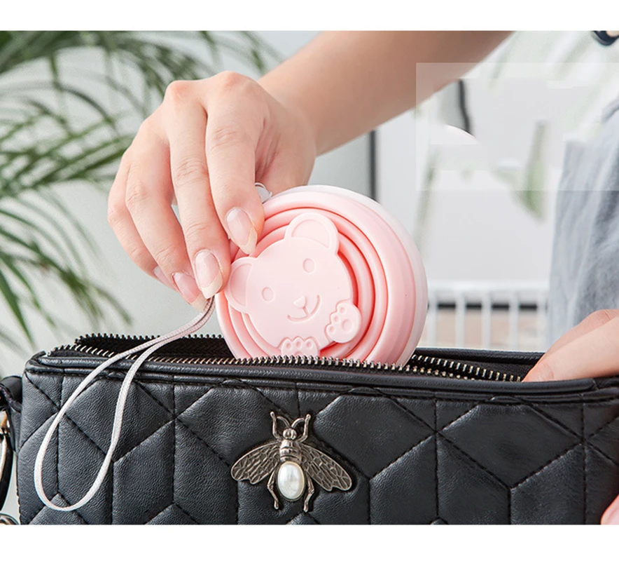 200 мл телескопическая водная напольная чашка складной чистки рот чашки