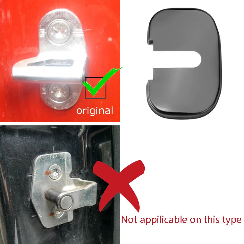 Крышка дверного замка автомобиля украшение из нержавеющей стали комплектующие