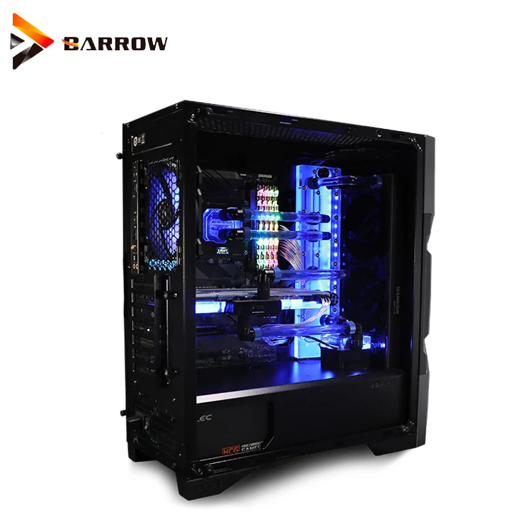 Барроу водный щит для ANTEC DA601 чехол для компьютера, специальный резервуар, 2,0 rgb светильник охладитель ПК резервуар для воды, DA601-SDB