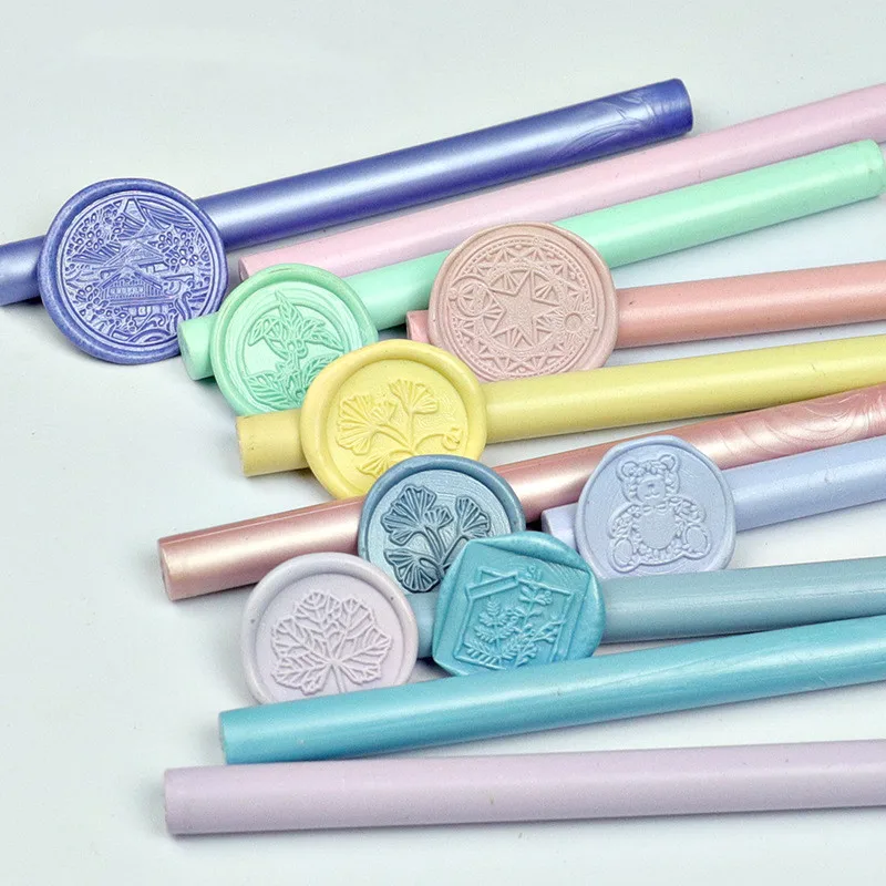 Восковые штампы для сургучной печати цилиндрические почты писем 10 шт. | Дом и сад