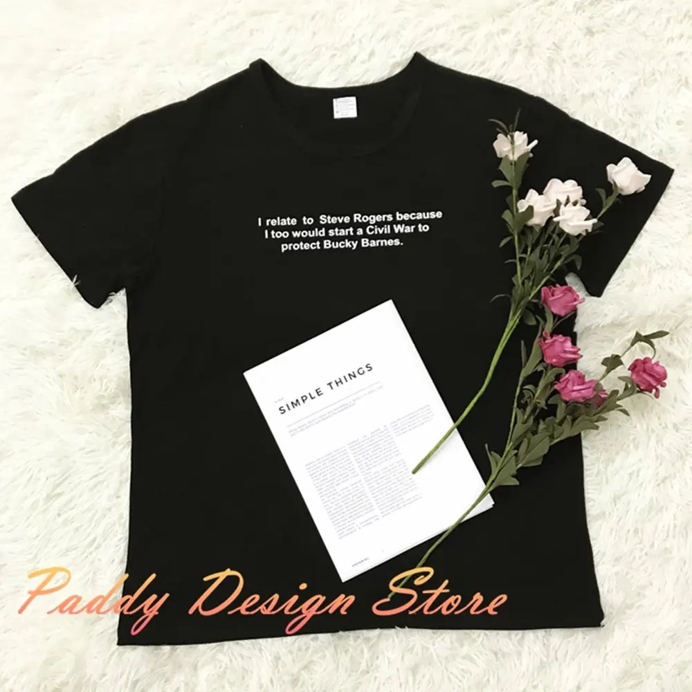 Футболка OKOUFEN Я связан с Стивом Роджерсом защита баки барне модная повседневная