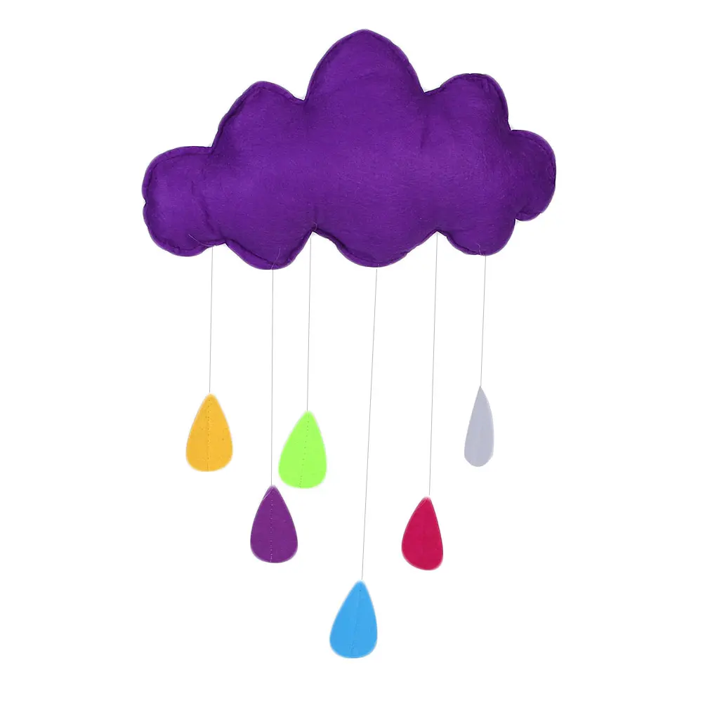 Kawaii палатка дождь облака детская комната игрушки висящие над кроватью реквизит