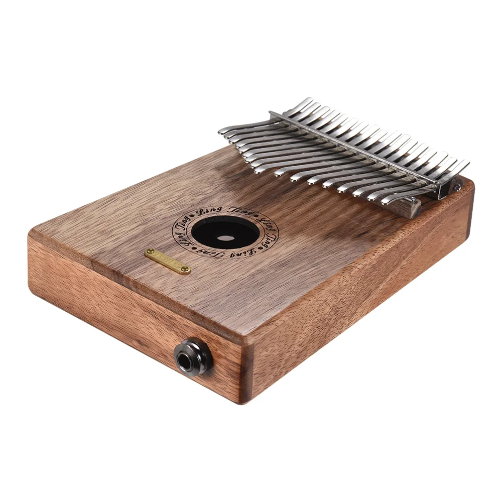 LingTing LT-K17S/LT-K17SEQ 17-key Kalimba большого пальца фортепиано Mbira Sanza Swartizia Spp твердой древесины музыкальный подарок
