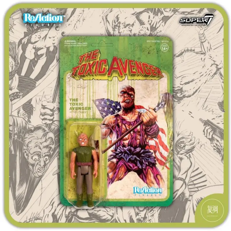 

Super7 Toxic Avenger Anime Action Figur Toy for Child Halloween Gift
