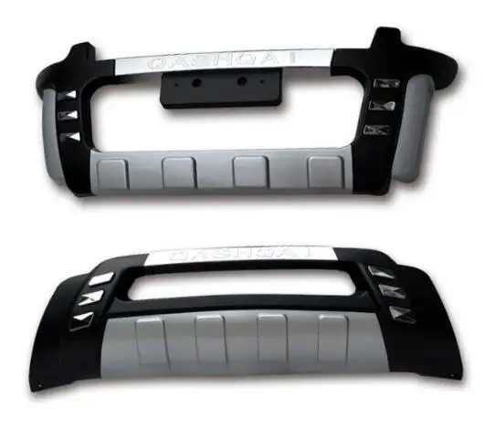 

ABS Car Front+ Rear Bumper Protector Cover Guard Skid Plate Fits For Nissan Qashqai 2008 2009 2010 2011 2012 2013 2014