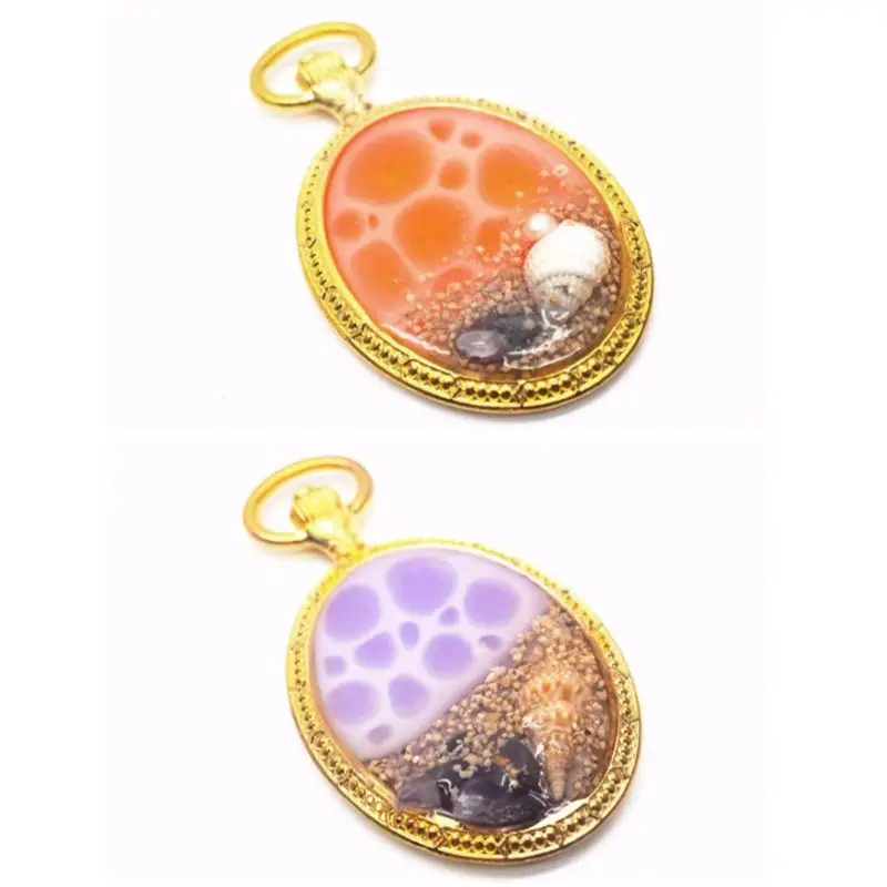 

Crystal Epoxy Mould Water Ripple Ocean Pattern DIY Handmade UV Adhesive AB Pendant Jewelry Accessories Material