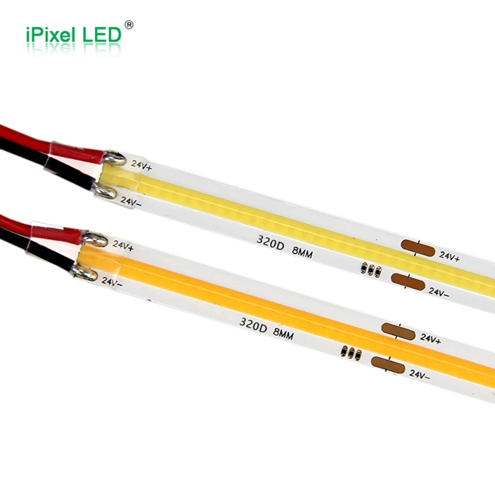 

180 Degrees Flexible DC24V 320LEDs/M COB LED Strips Light