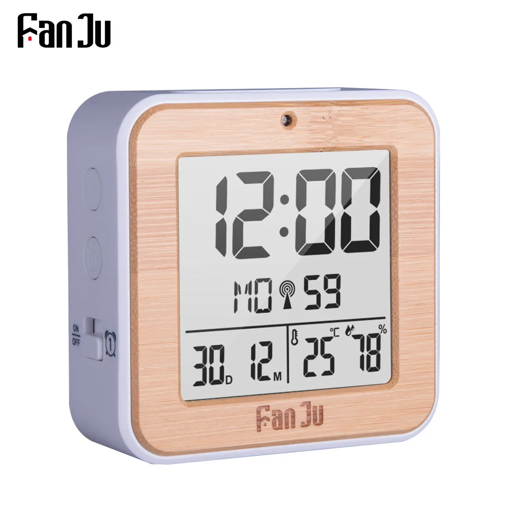 FanJu FJ3533 термометр гигрометр Цифровой Будильник Электронная метеостанция