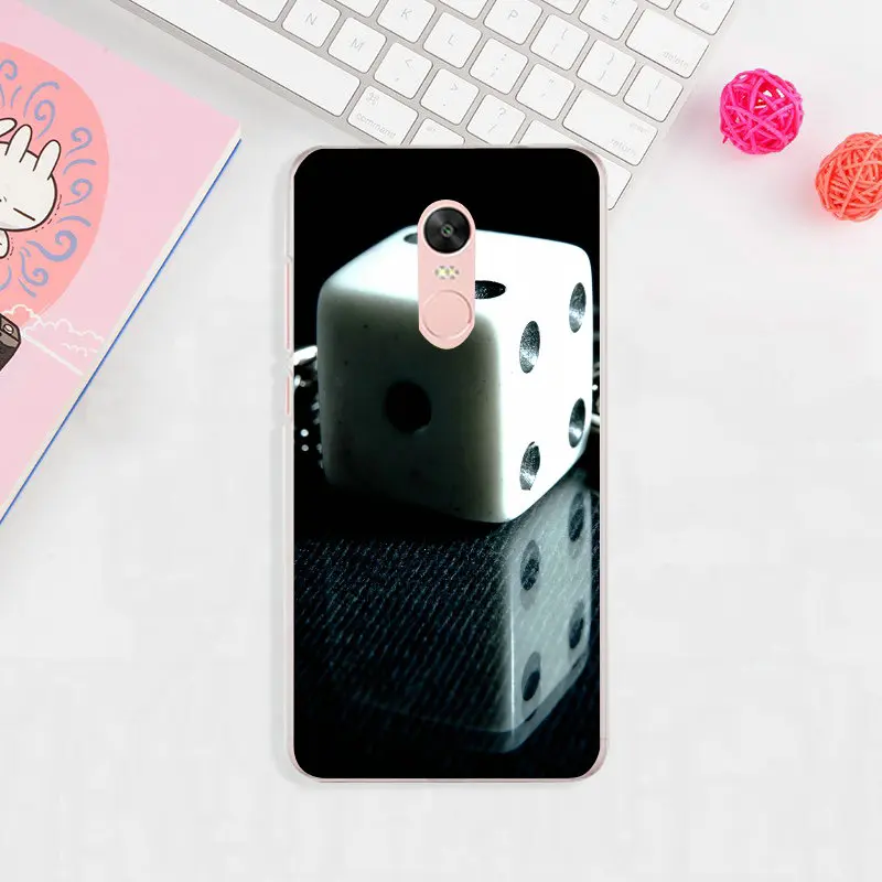 Soft TPU Phone Case for Xiaomi Mi Note 2 3 4 4C 4i 5 5S 5X 6 6X 8 9 SE A1 A2 Plus Lite Pro Bag Hot Games Dice Pattern |