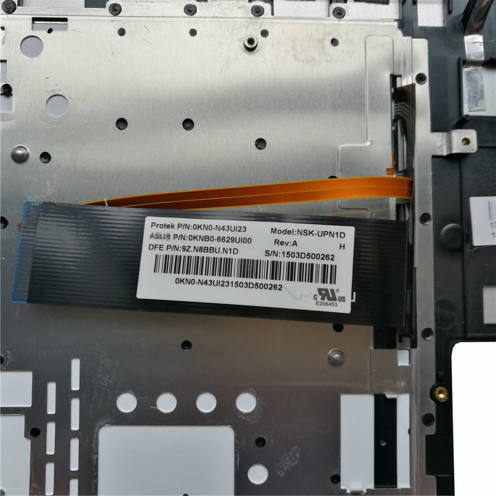 Клавиатура с подсветкой для ноутбука ASUS N550 n550J N550JA N550JV N550JX JK верхняя крышка