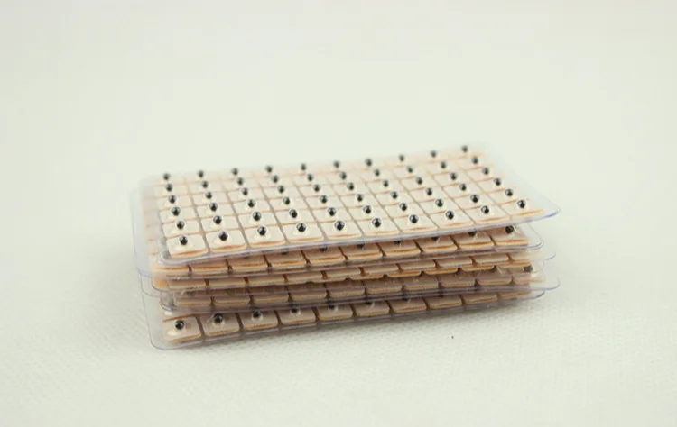 600 шт./лот расслабляющие наклейки для ушей иглоукалывание иглы семена массажа