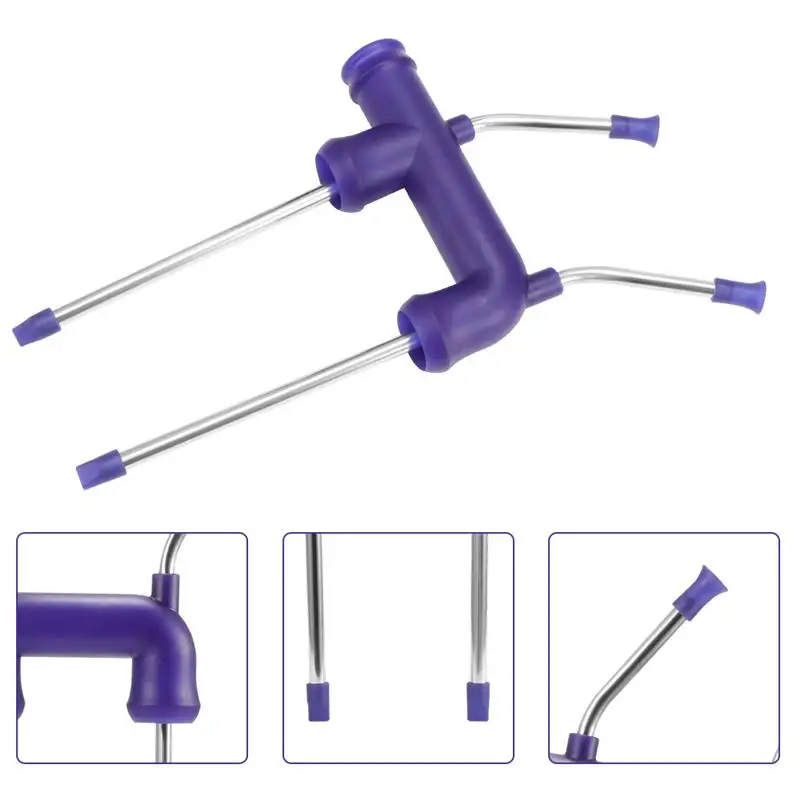 Двойная пивная бутылка банка воронка соломинки для пива и напитков с щеткой