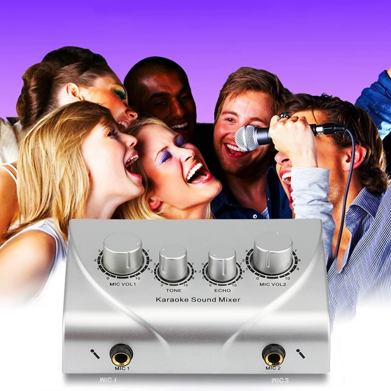 Караоке-машина Профессиональный звуковой микшер эхо-Смеситель цифровой o Sound System