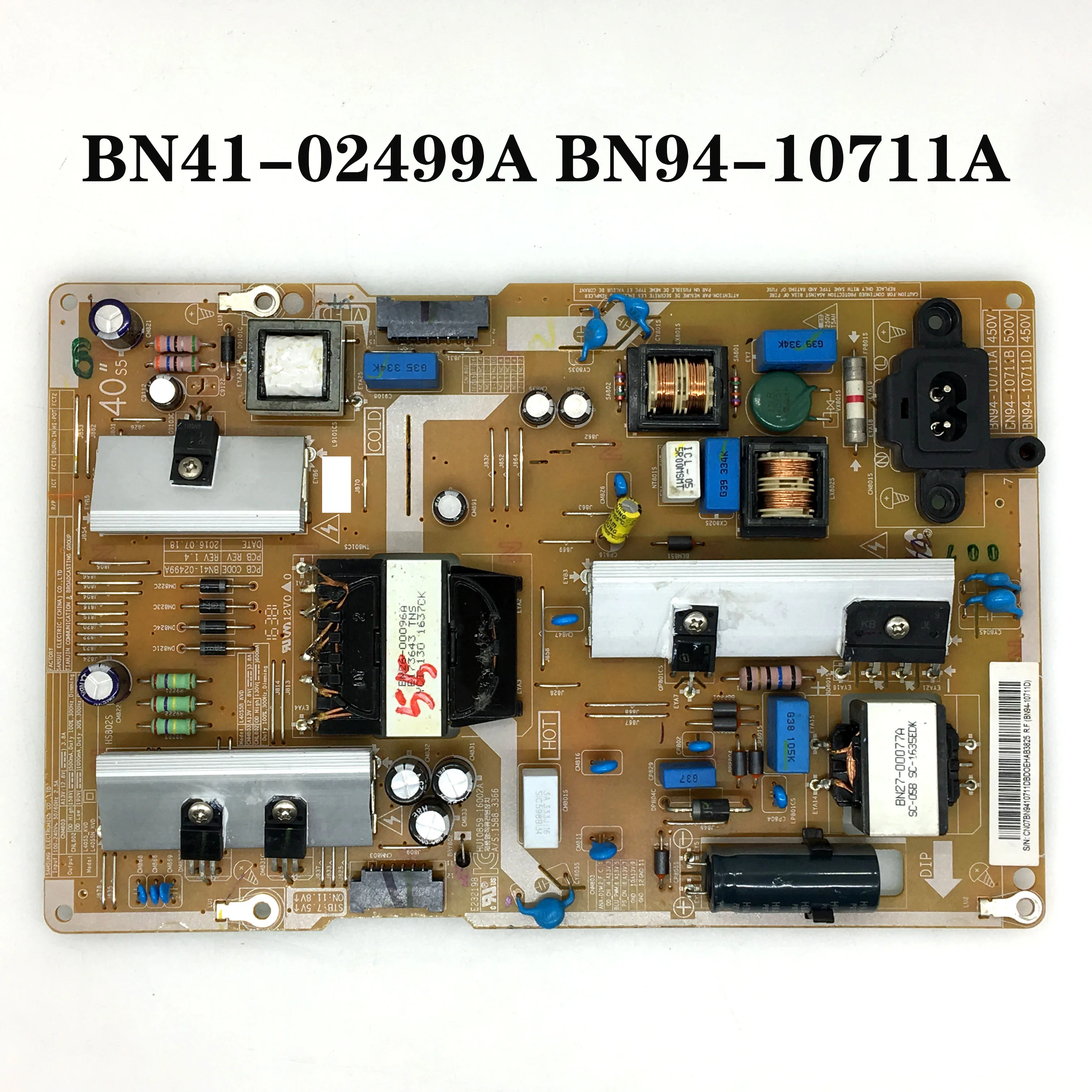 

Good test Power supply table for UA40KU6300JXXZ BN41-02499A BN94-10711A