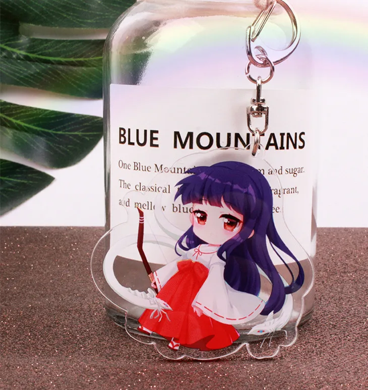Аниме Inuyasha Sesshoumaru Милая акриловая фигурка подвеска брелок украшение
