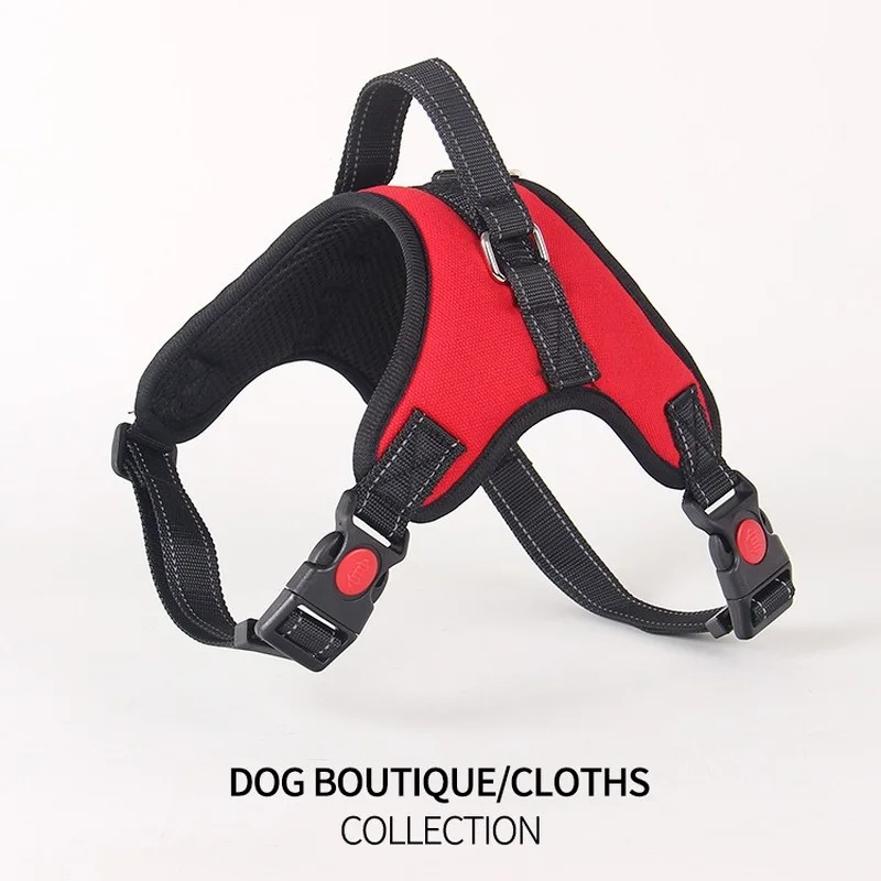 

Pet Safety Bone Shape Harness Vest with Reflective Tape Adjustable Durable Dog Walking Accessories Puppy Large Dogs Supplies