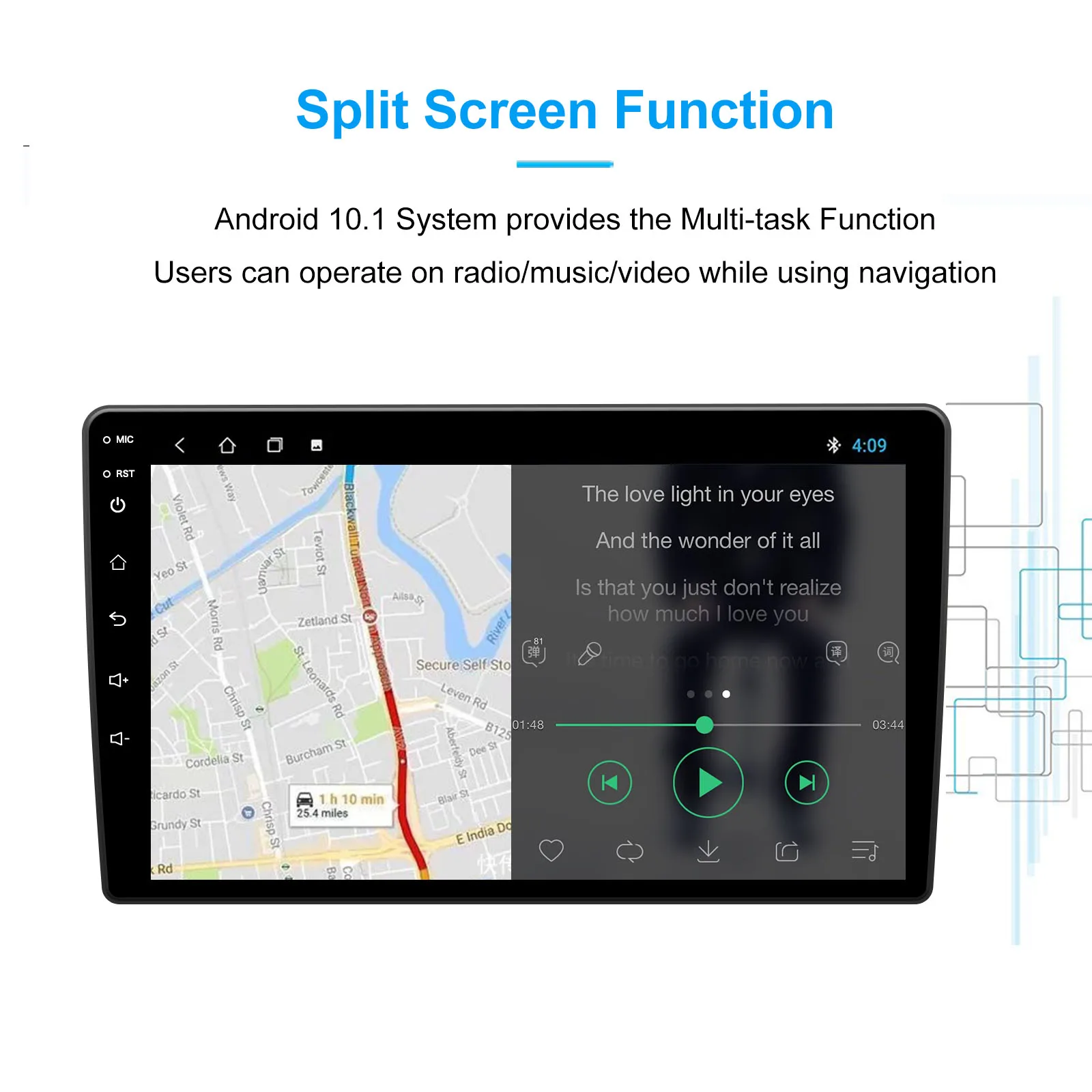 DSP 2 ГБ + 16 Android 10 1 Автомобиль Радио RDS IPS Экран GPS Bluetooth навигация Зеркало Ссылка