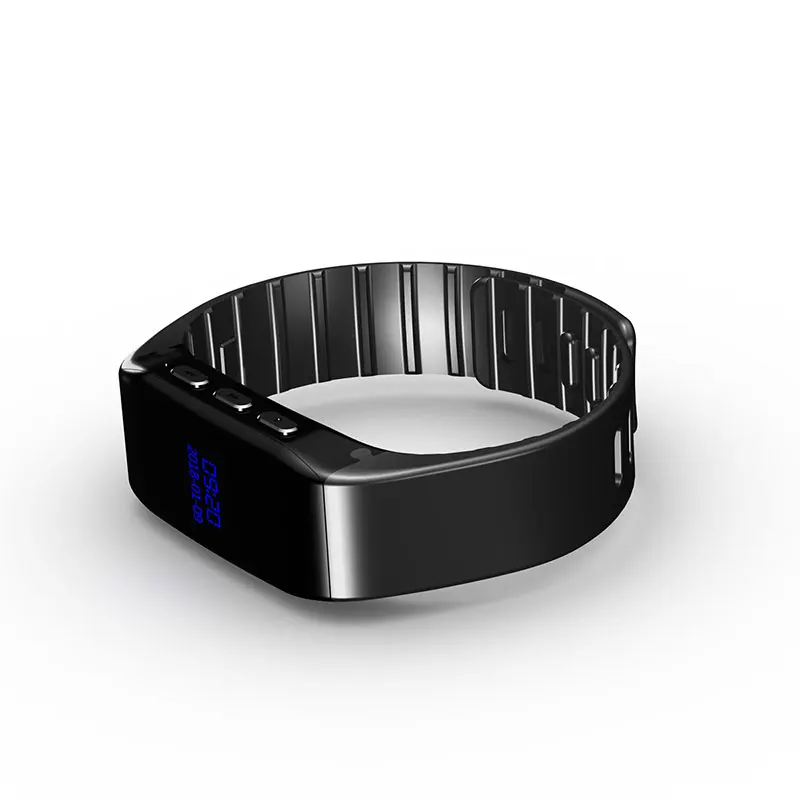 Цифровой браслет 32 ГБ диктофон наручные часы с голосовой активацией MP3 аудио Caneta