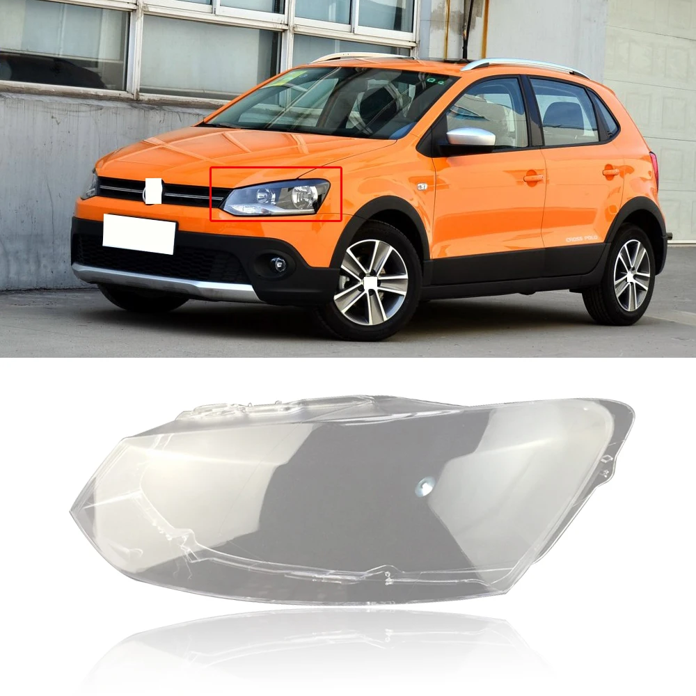 Крышка QX 2 шт. для VW Polo 2011 2012 2013 передняя фара крышка лампы абажур яркий прозрачный