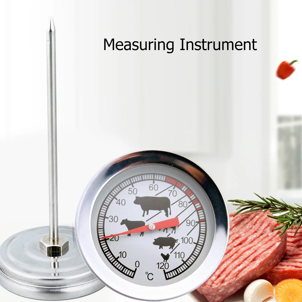 Dial Kitchen Thermometer Stainless Waterproof Food Water Meat Temperature Probe Oven Baking Cooking BBQ Meter Test | Дом и сад