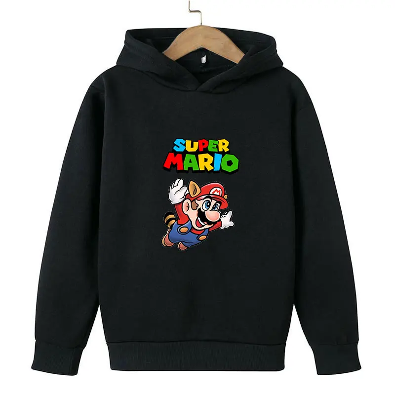 

Толстовки с капюшоном Super Mario для мальчиков, одежда для детей, пальто для девочек, детские толстовки, одежда для косплея для детей, Осенний То...