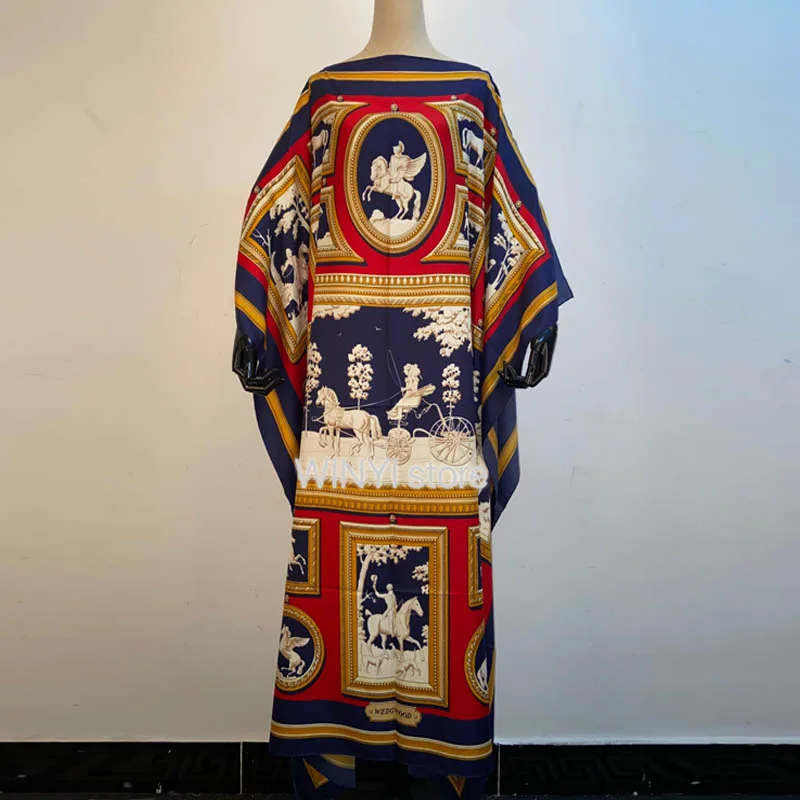 WINYI женское богемное Макси платье с цветочным рисунком плать летнее длинным