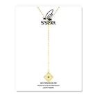 S'STEEL циркониевые ожерелья 925 стерлингового серебра для женщин 2020 Новое рождественское Роскошные Дизайнерские кулоны колье, ювелирные изделия из драгоценных металлов подарок
