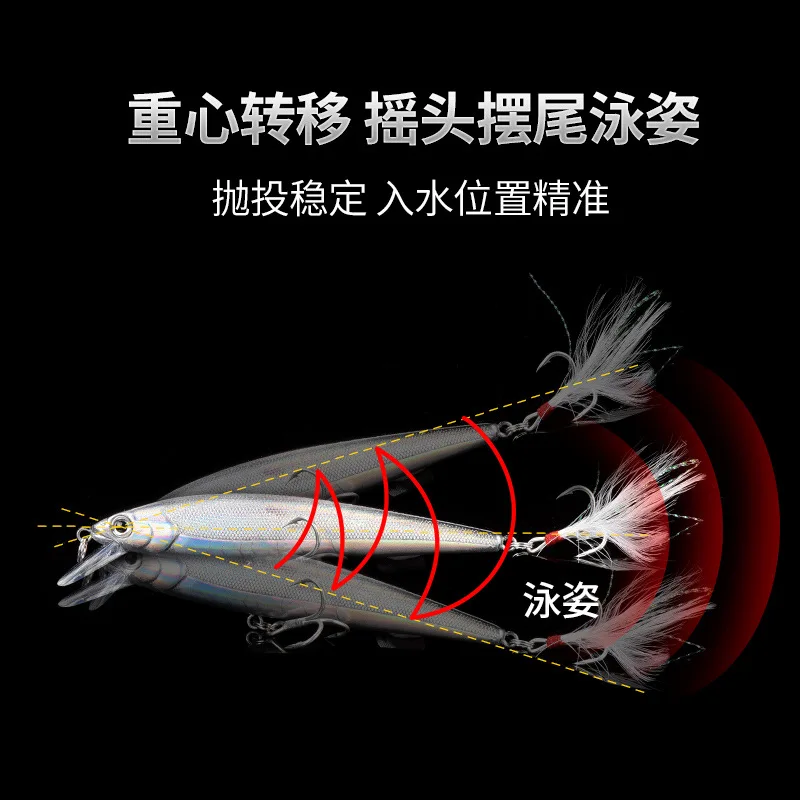 Приманка для рыбалки Minnow Iscas искусственная жесткая приманка 3D глаза приманки