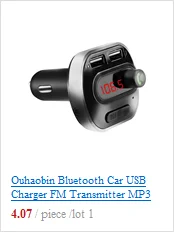 Ouhaobin 2.1A быстрое зарядное устройство двойной USB Автомобильное зарядное устройство ЖК-дисплей 12-24 в прикуриватель для телефонов для планшетов