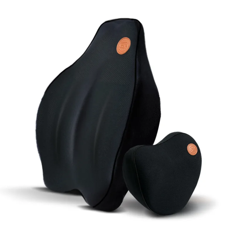 

Подушка для автомобильного сиденья с эффектом памяти, хлопковая подушка для поддержки талии, Всесезонная губчатая поясная подушка для авто...